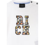 John Richmond T-Shirt Girocollo Tinta Unita con Stampa per Neonato RIP25051TSXX BIANCO JOHN RICHMOND 