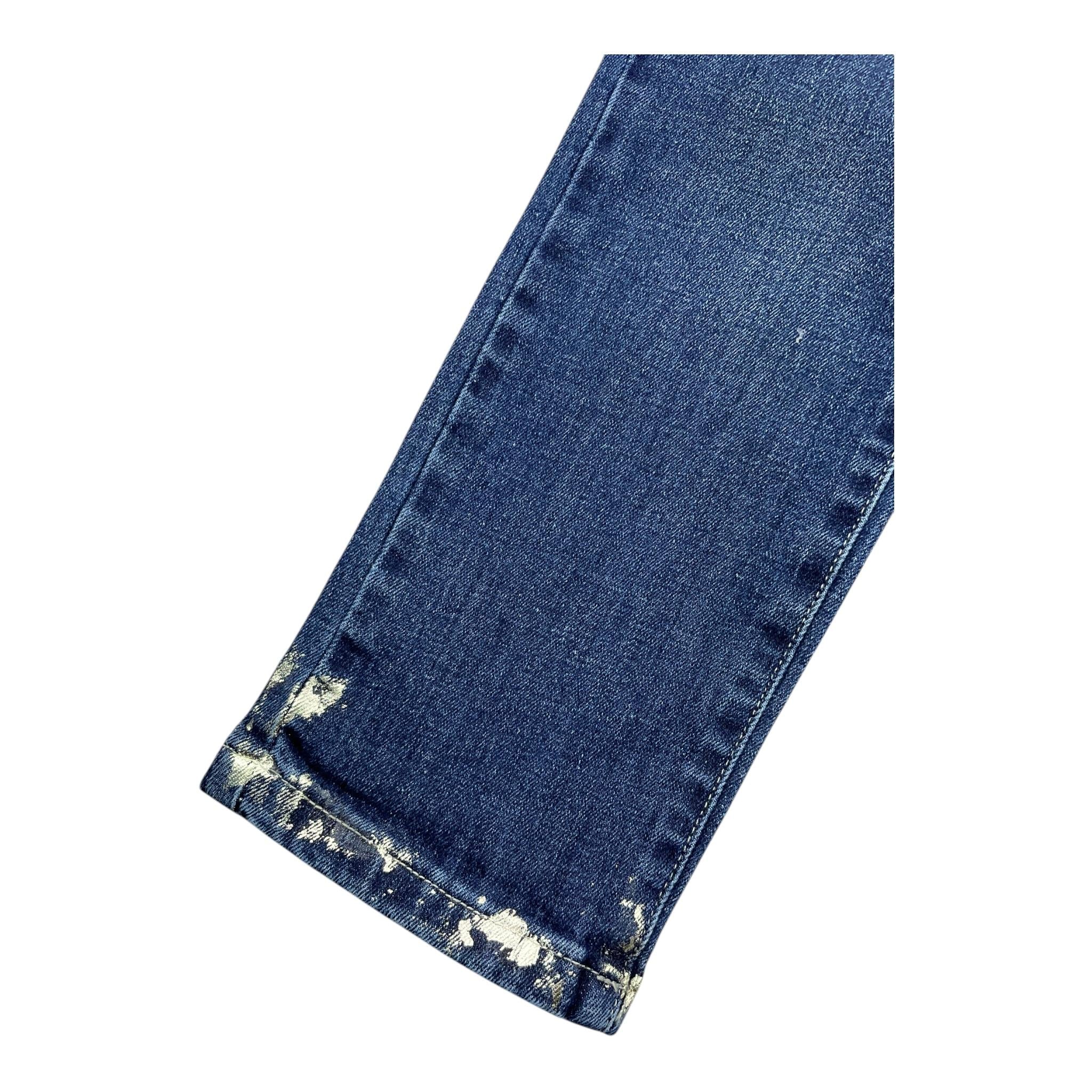 U+è BY MISS GRANT jeans tinta unita con girovita regolabile Blu per Bambina UE1461 BLU U+è BY MISS GRANT 