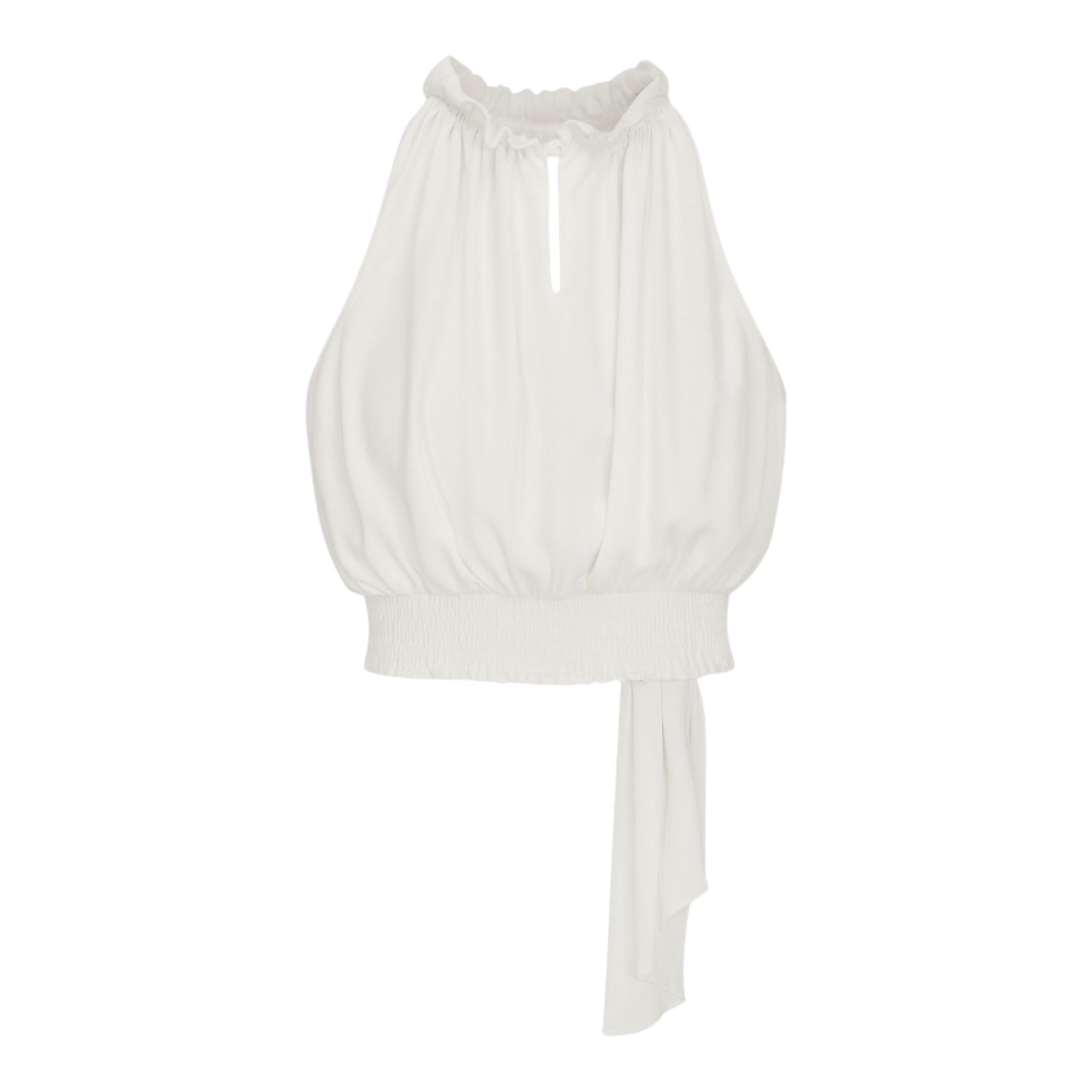 Fun & Fun Camicia Giromanica Tinta Unita per Bambina FNCJSH01080 BIANCO FUN & FUN 