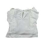 M+E' T-Shirt Girocollo Tinta Unita con Stampa per Neonata UE1377 BIANCO M+E' 