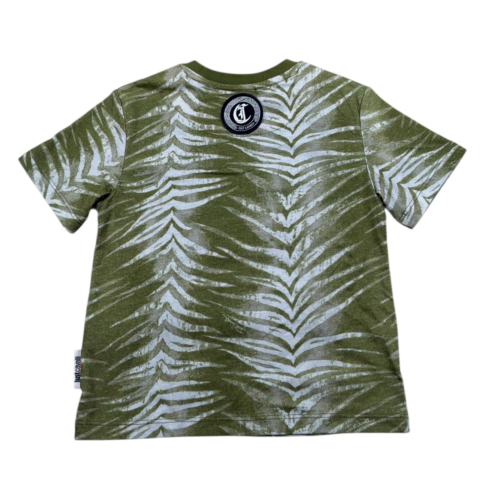 Just Cavalli T-Shirt Girocollo Stampa Fantasia per Neonato JIP26091TS VERDE JUST CAVALLI 