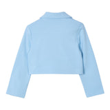 Mayoral Giacca Tinta Unita Modello Crop per Bambina 3405 AZZURRO MAYORAL 