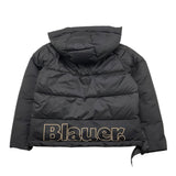 BLAUER giubbino tinta unita cn cappuccio Nero per Bambino 24WBLKC02492 NERO BLAUER 