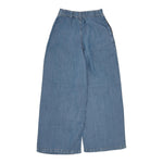 Liu Jo Pantalone Modello Palazzo Tinta Unita In Denim per Bambina GA5104 BLU LIU JO 