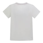 Guess T-Shirt Girocollo Tinta Unita con Stampa per Bambino N5RI00K8HM4JX BIANCO GUESS 