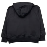 DIESEL felpa chiusa con cappuccio tinta unta con logo Nero per Bambino J02042 NERO DIESEL 