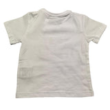 Iceberg T-Shirt Girocollo Tinta Unita con Stampe In Contrasto per Neonato TSICE5106B BIANCO ICEBERG 