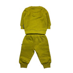 JOHN RICHMOND completo 2pz tinta unita felpa-pantalone Verde acido per Neonato RIA25003CF VERDE ACIDO JOHN RICHMOND 