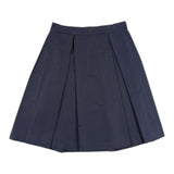 Max&Co. Gonna Tinta Unita Con Chiusura Zip Blu Per Bambina