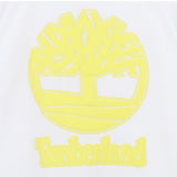 Timberland T-Shirt Girocollo Tinta Unita con Stampa per Bambino T60482 BIANCO TIMBERLAND 
