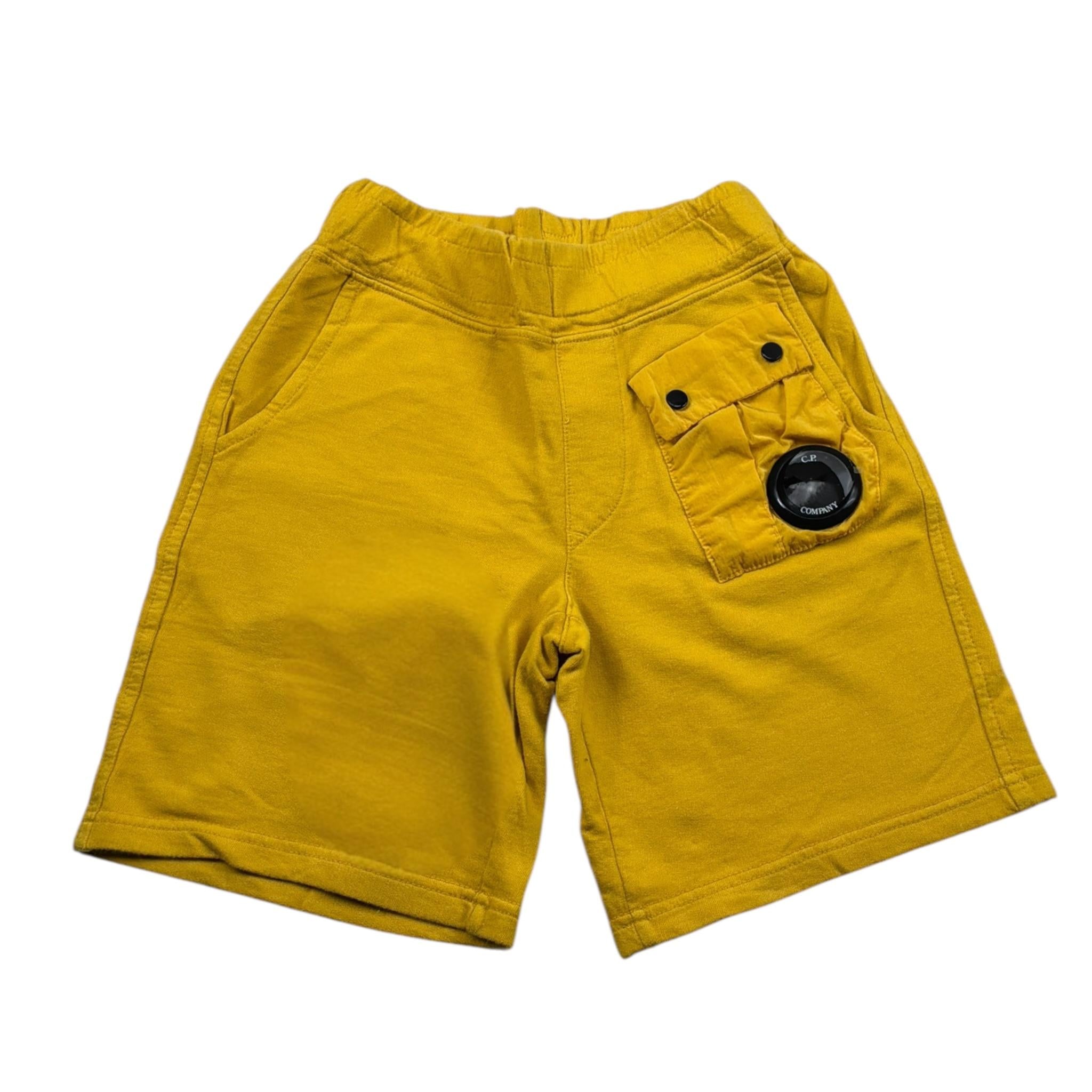 C.P. Company Bermuda tinta unita con Tasche Giallo per Bambino 12CKSB050A GIALLO C.P. COMPANY 