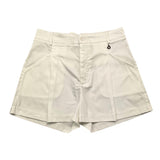 Dixie Short Tinta Unita Con Elastico In Vita Bianco Per Bambina