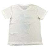 Losan T-Shirt Girocollo Tinta Unita con Stampe In Contrasto Bianco per Neonato