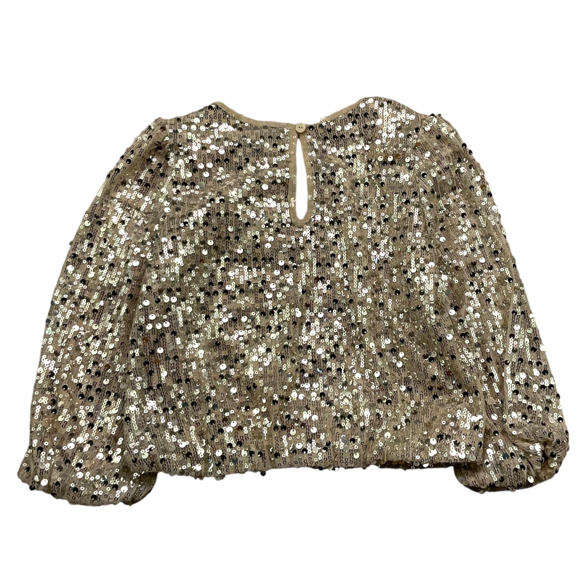 ABEL & LULA completo 2 pezzi camicia-gonna paillettata Beige per Bambina 5544 BEIGE ABEL & LULA 