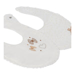 Mayoral Set 2 Pezzi Bavette Tinta Unita per Neonata 9150 BIANCO MAYORAL 