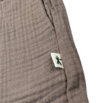 Petit Indi Bermuda Tinta Unita con Elastico In Vita per Neonato SS25BK7528XN FANGO PETIT INDI 