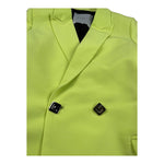 Gaelle Giacca Tinta Unita Doppiopetto per Bambina 2745J00087 VERDE GAELLE 