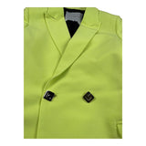 Gaelle Giacca Tinta Unita Doppiopetto per Bambina 2745J00087 VERDE GAELLE 