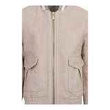 Eleventy Giubbino Tinta Unita con Zip per Bambino EW2P27 BEIGE ELEVENTY 