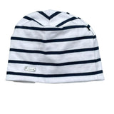 Le Bebe' Cappello Tinta Unita con Fantasia A Righe per Neonato LBB4043 BIANCO LE BEBE' 