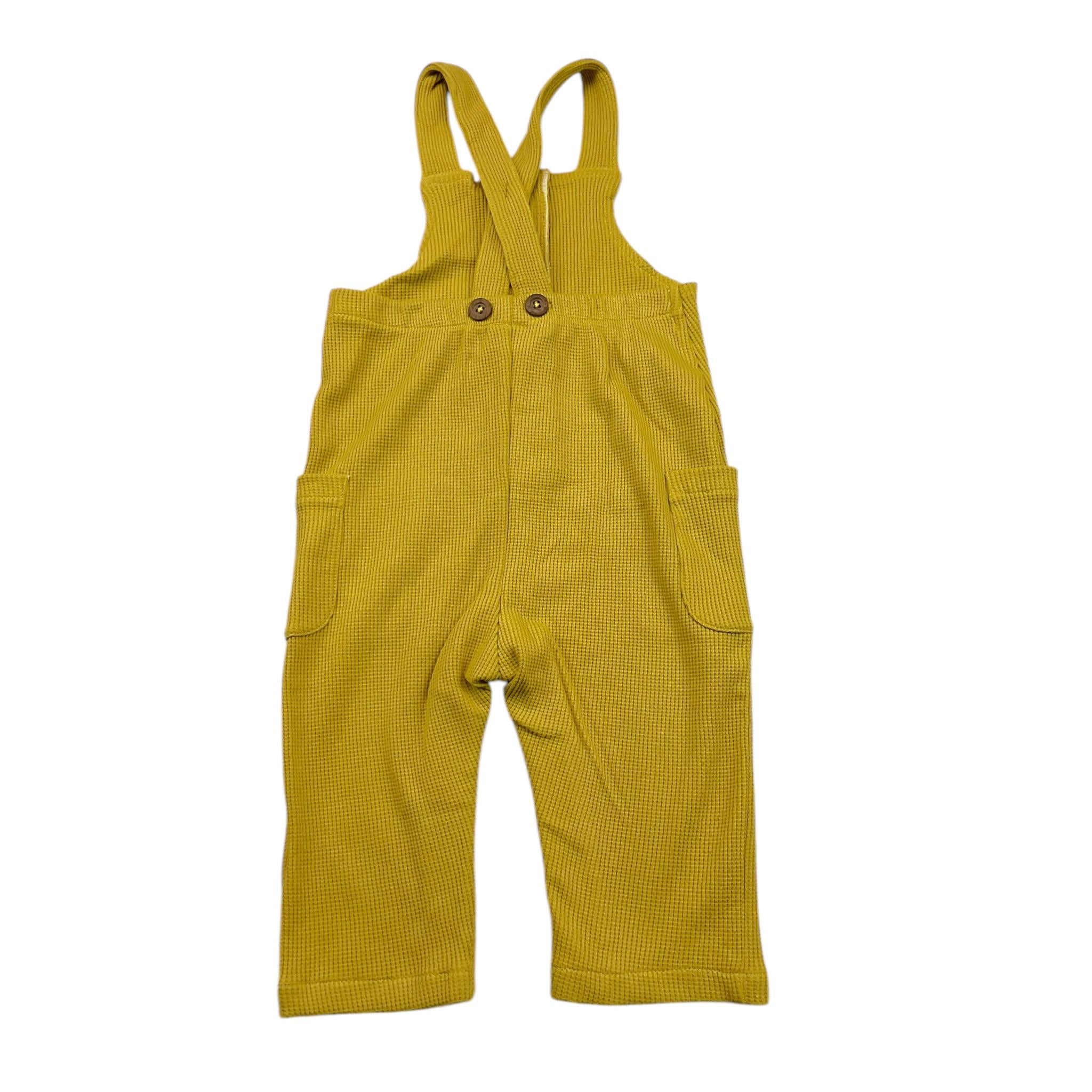 YATSI BABY salopette tinta unita con bottoni Giallo per Neonato 24431560 GIALLO YATSI BABY 