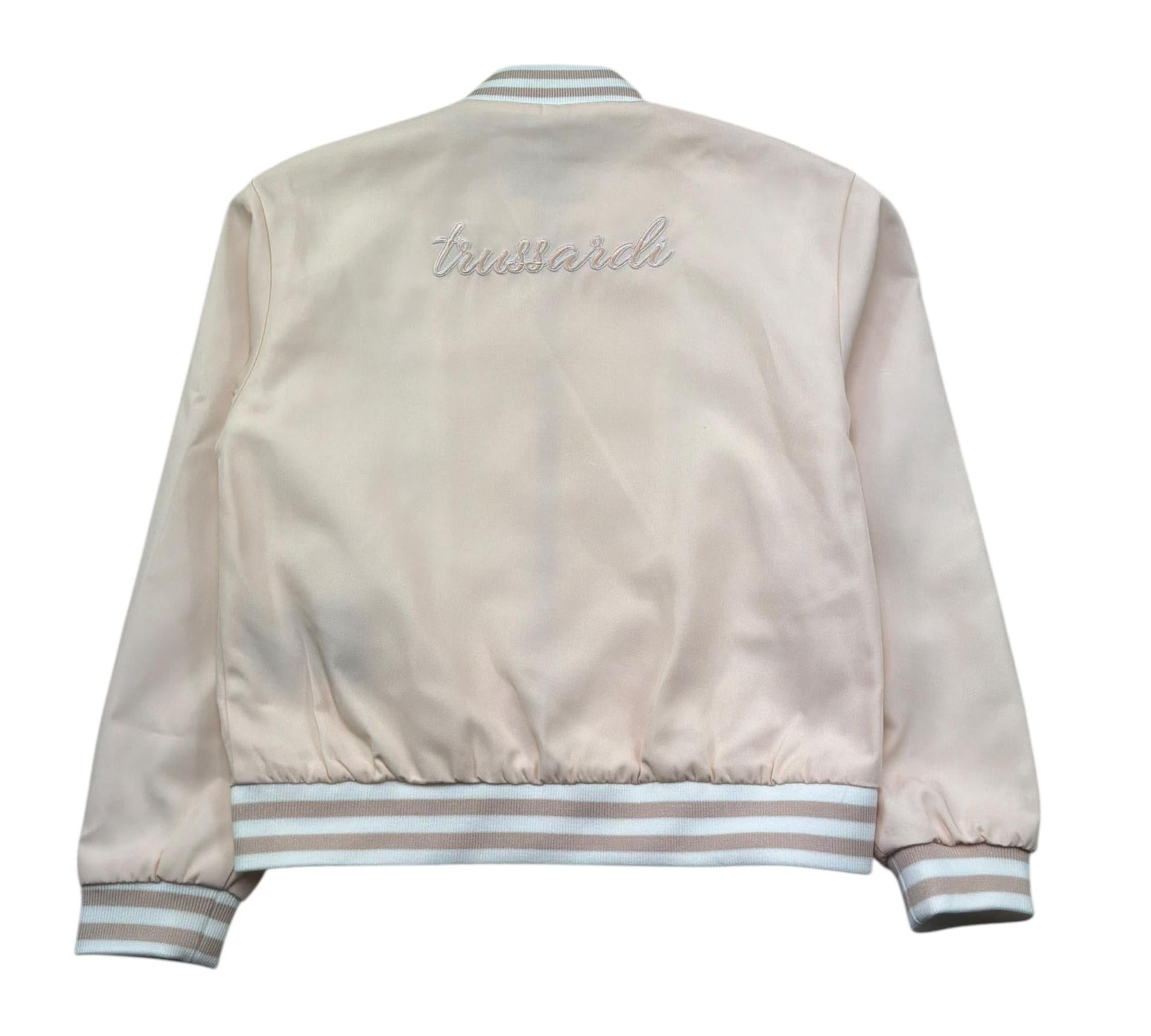 Trussardi Giubbino Tinta Unita con Zip  per Bambina TGP26060GB ROSA TRUSSARDI 