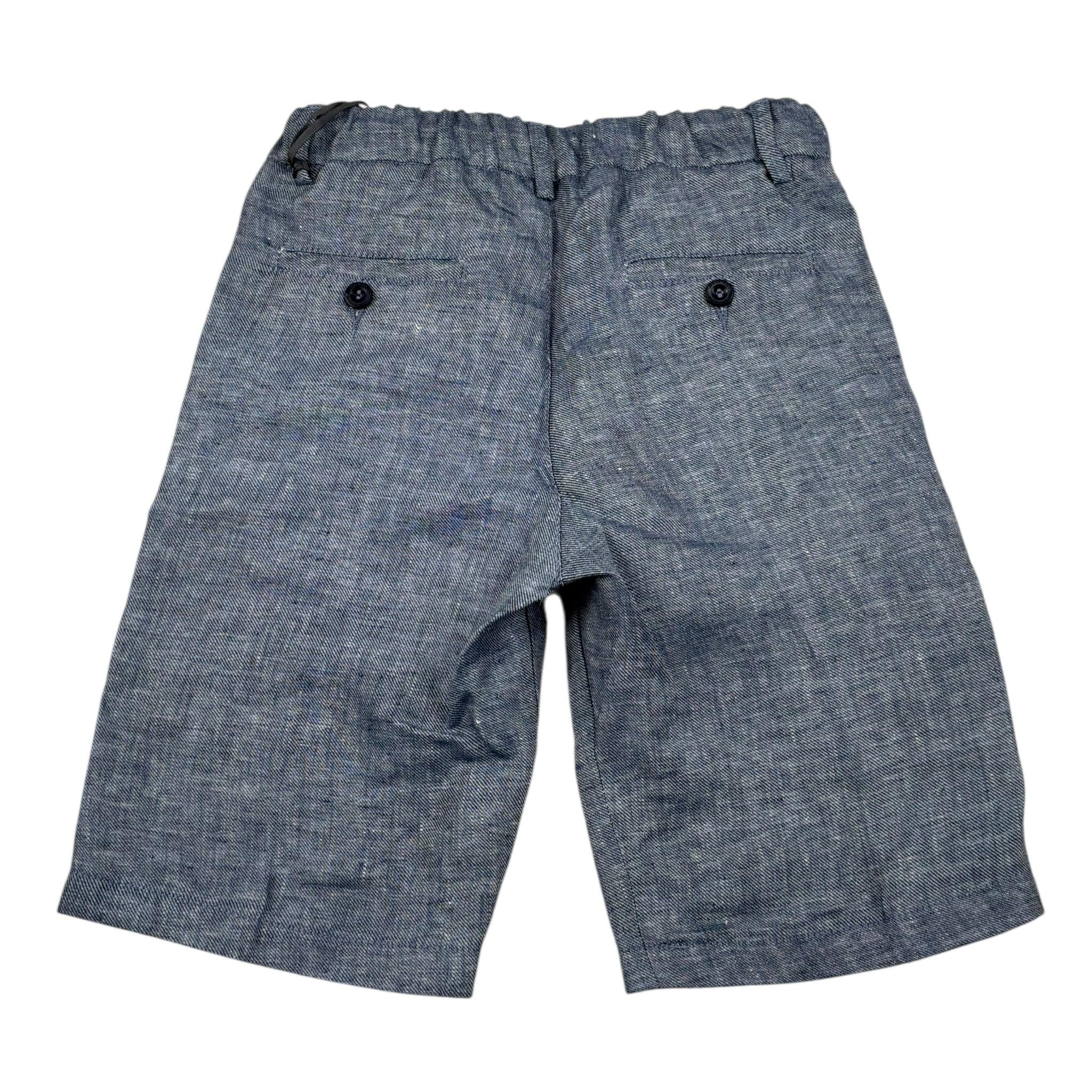 Jeckerson Bermuda Tinta Unita con Elastico In Vita per Bambino J3914 BLU JECKERSON 