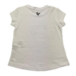 Freddy T-Shirt Girocollo Tinta Unita con Logo per Bambina FR1950 BIANCO FREDDY 