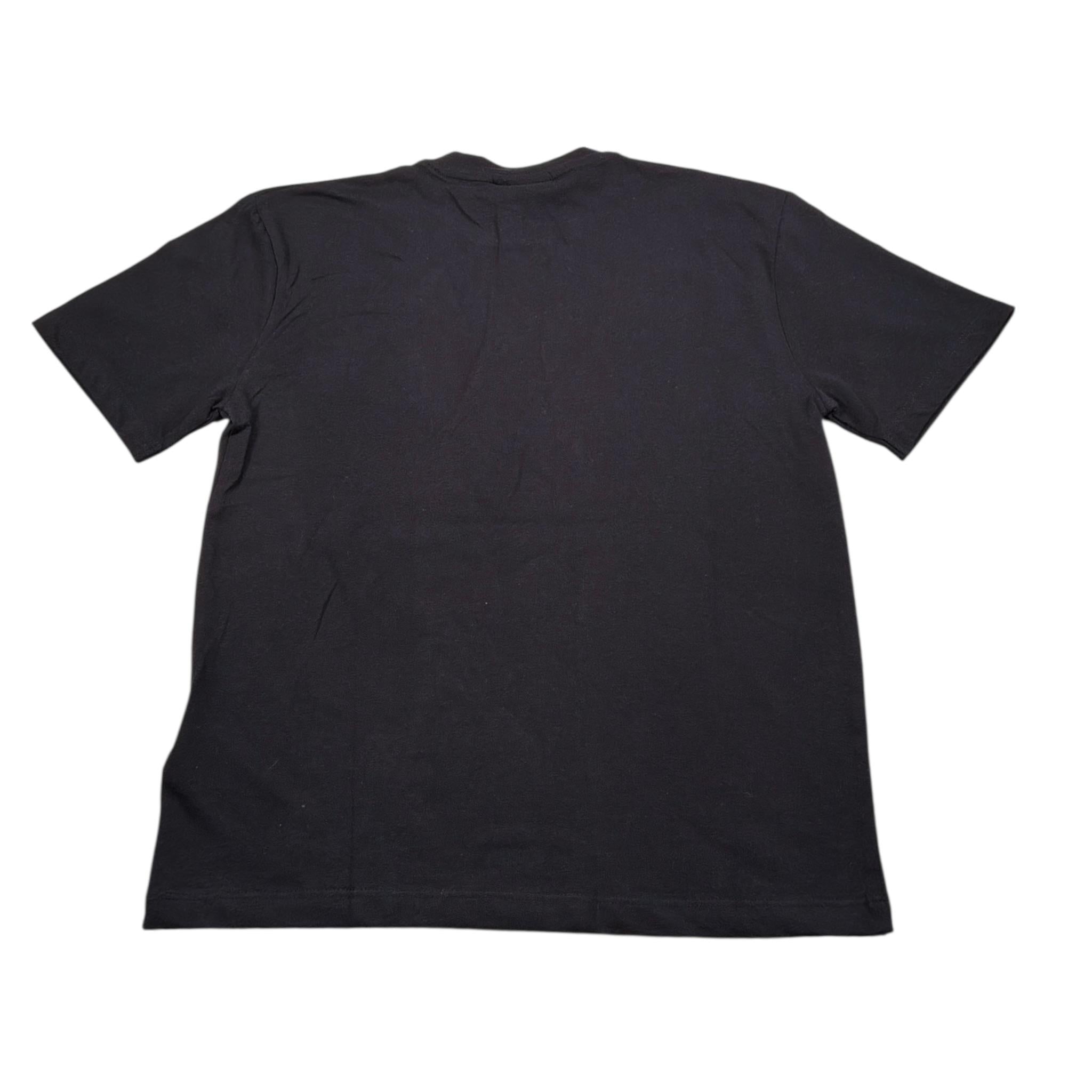 Diadora Tshirt Girocolo tinta unita con Stampa Nero per Bambino S4DIJBTH010 NERO DIADORA 