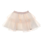 Liu Jo Gonna Tinta Unita con Balze per Bambina KA4107J ROSA LIU JO 