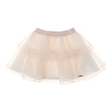 Liu Jo Gonna Tinta Unita con Balze per Bambina KA4107J ROSA LIU JO 