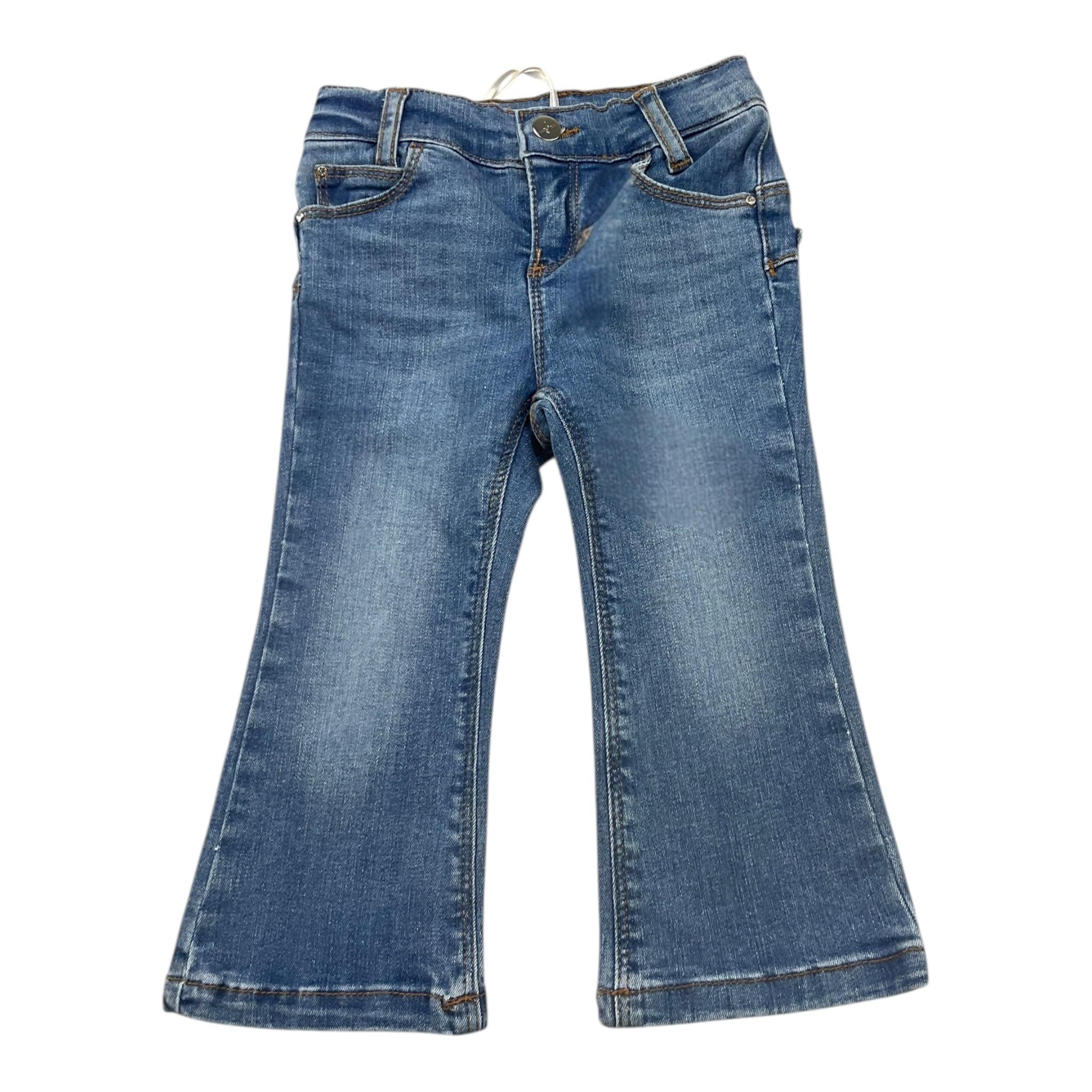 Liu Jo Jeans Tinta Unita con Girovita Regolabile per Neonata KA5067N BLU LIU JO 