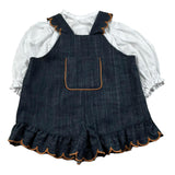 Coco' Et Mama' Completo 2 Pezzi Camicia-Salopette per Neonata EELTTRABABY BLU COCO' ET MAMA' 