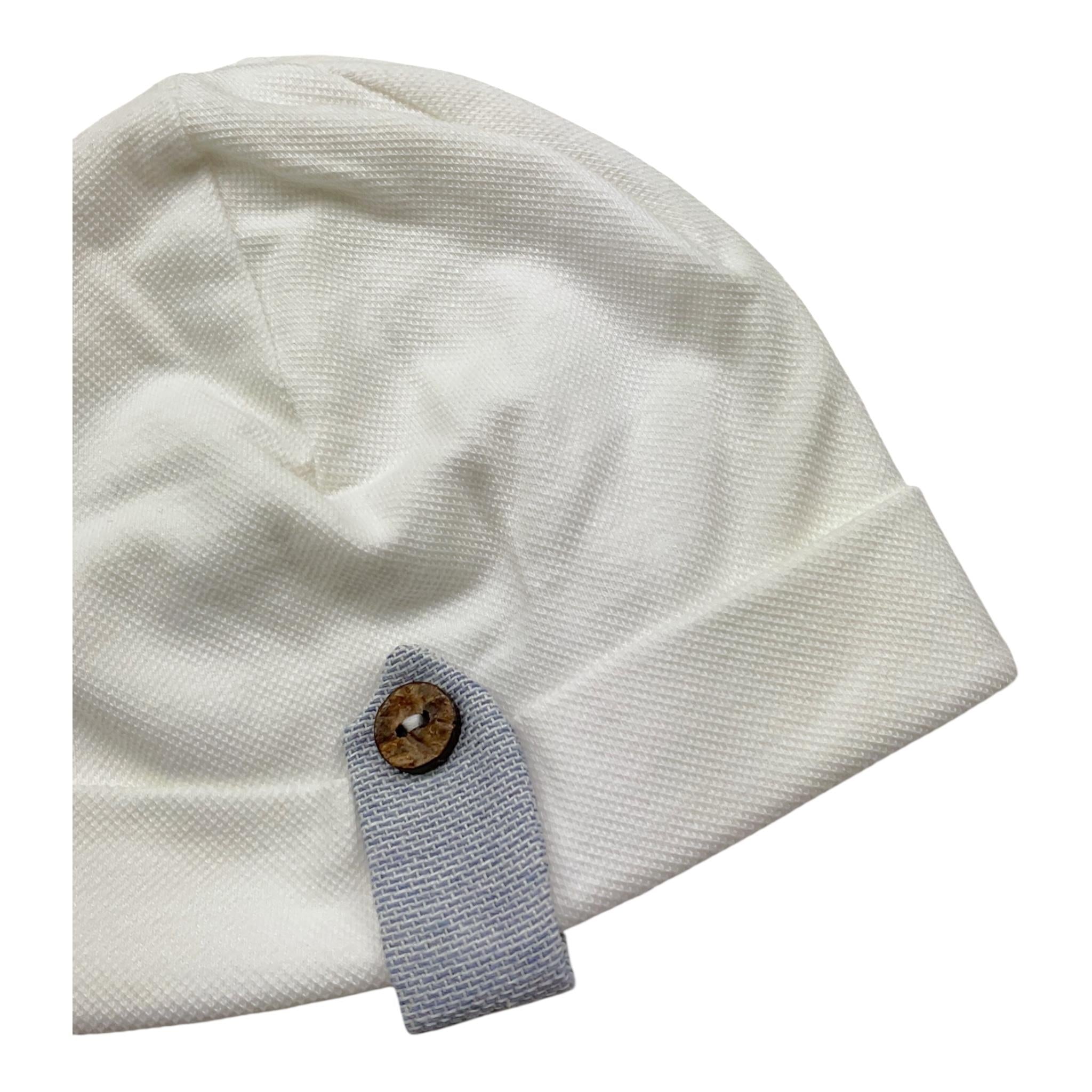 Barcellino Cappello Tinta Unita per Neonato 120105 BIANCO BARCELLINO 