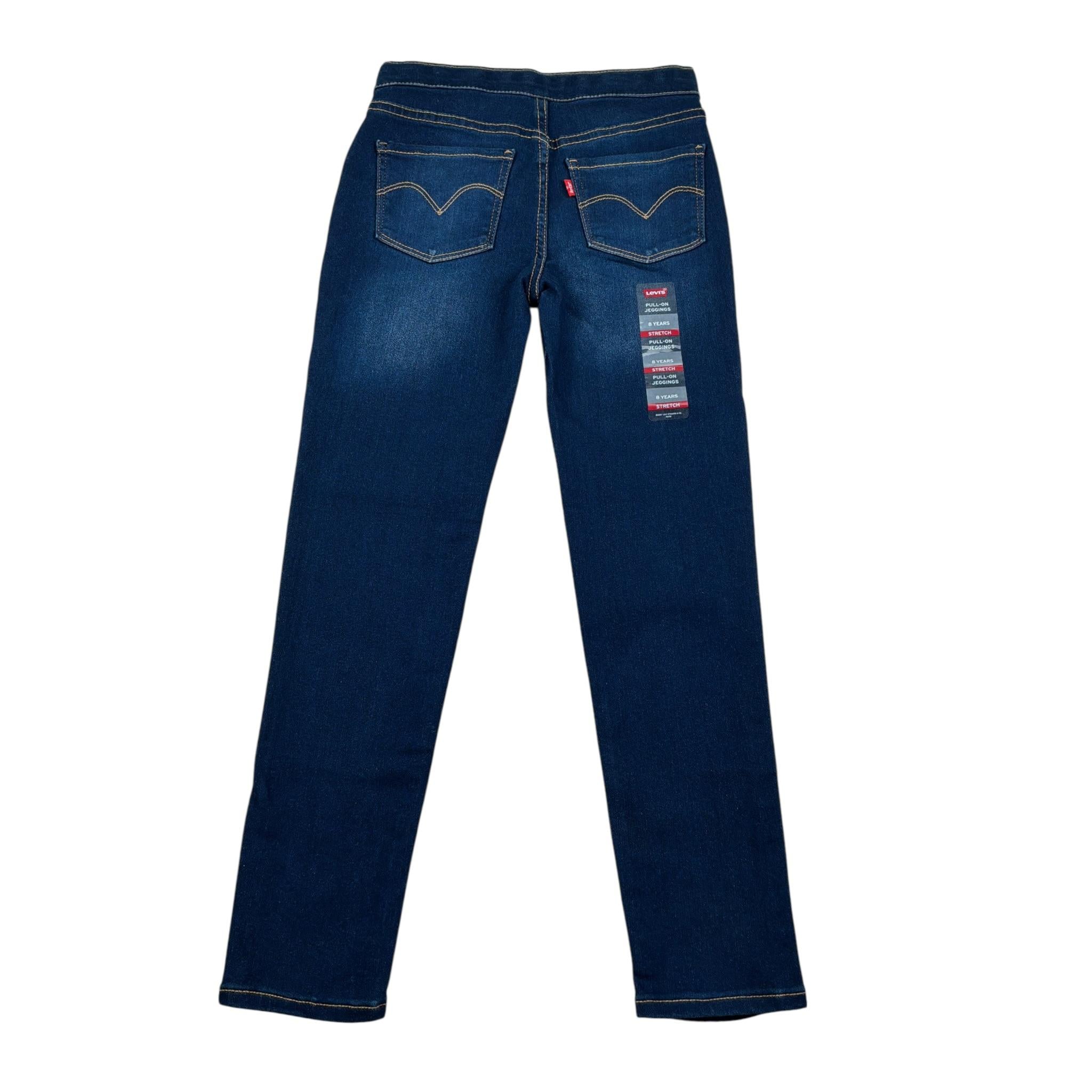 Levi'S Jeans tinta unita con Girovita Regolabile Blu per Bambina 3EA559 BLU LEVI'S 