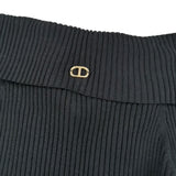 Twinset Maglia Tinta Unita Scollo A Barca per Bambina 251GJ3412 NERO TWINSET 