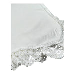 Cnd Coperta Tinta Unita con Ricami per Neonata 55737010 BIANCO CND 