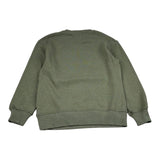 Moschino Felpa Girocollo Tinta Unita con Stampa per Bambino HUF09L VERDE MOSCHINO 