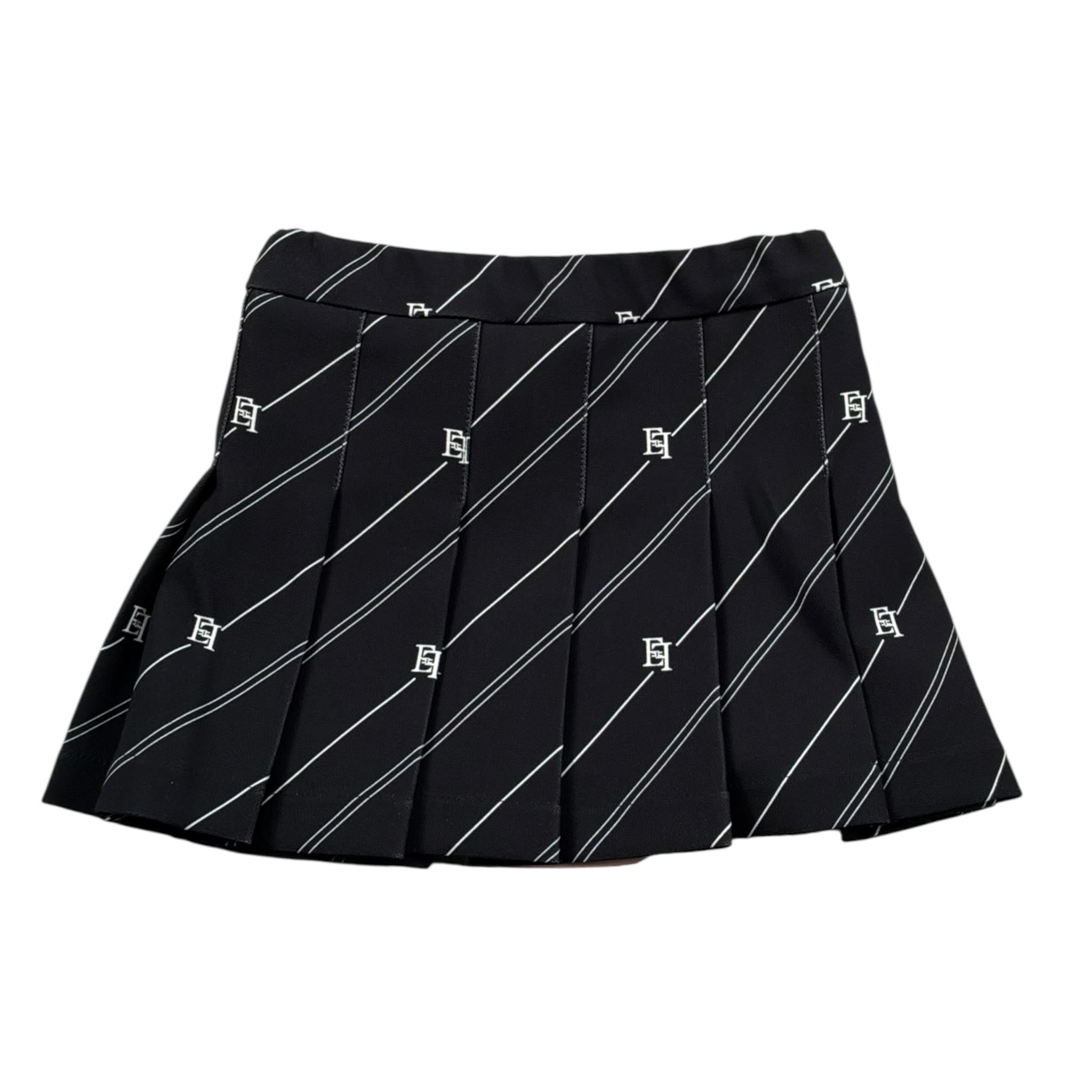 Elisabetta Franchi Gonna Tinta Unita con Stampa per Neonata EGGO043 NERO ELISABETTA FRANCHI 