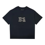 Emporio Armani T-Shirt Girocollo Tinta Unita con Logo per Bambina 3D4TJ6 BLU EMPORIO ARMANI 