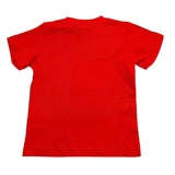 Cesare Paciotti T-Shirt Tinta Unita Girocollo Con Stampa Logo Rosso Per Neonato