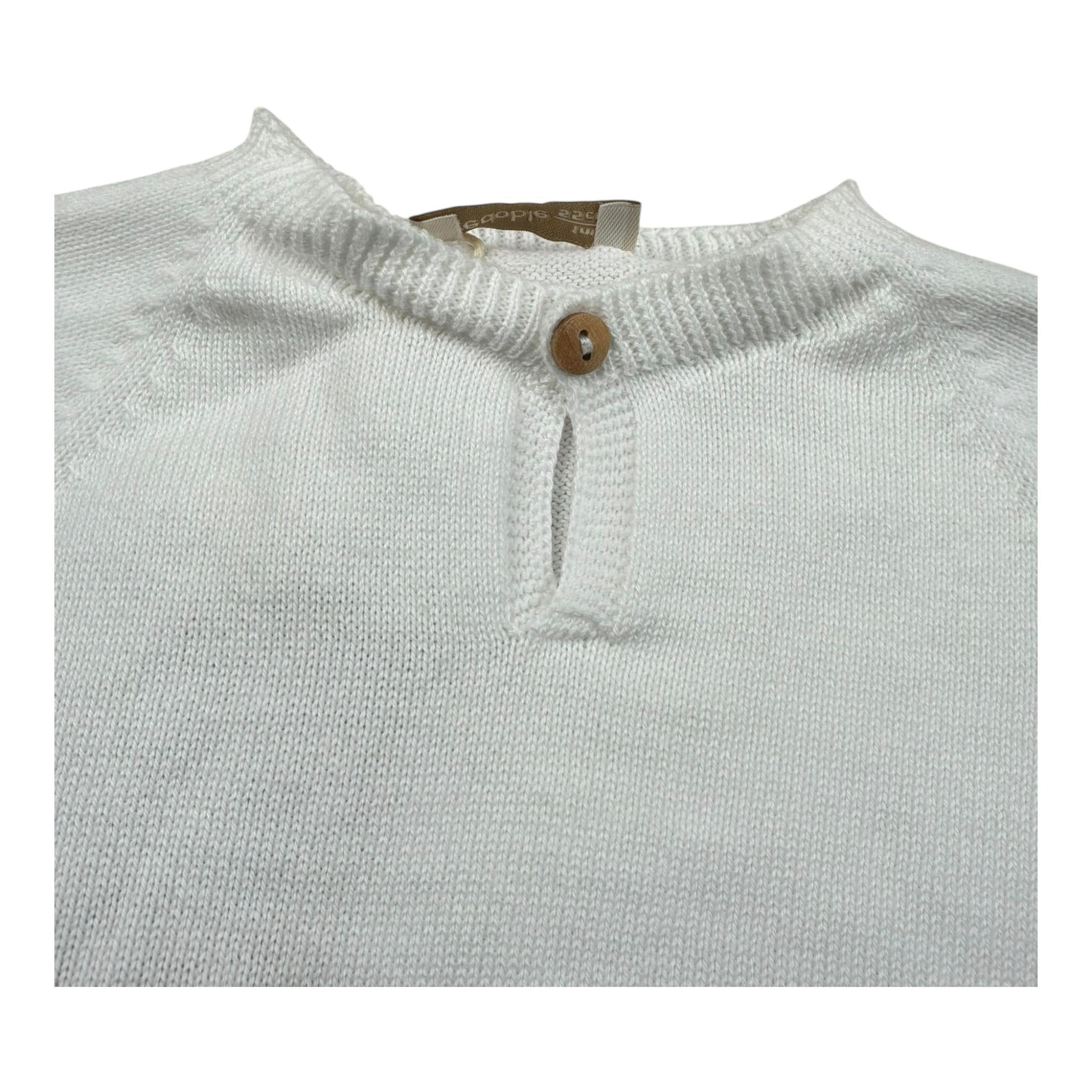 Wedoble T-Shirt Girocollo Tinta Unita per Neonato V2404301D BIANCO WEDOBLE 