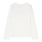 LANVIN shirt girocollo tinta unita cn logo Bianco per Bambino N25145 BIANCO LANVIN 