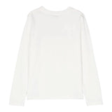 LANVIN shirt girocollo tinta unita cn logo Bianco per Bambino N25145 BIANCO LANVIN 