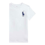 Ralph Lauren T-Shirt Girocollo Tinta Unita con Stampa per Bambino 322832907037J BIANCO RALPH LAUREN 