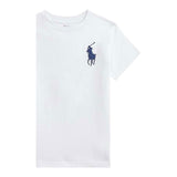 Ralph Lauren T-Shirt Girocollo Tinta Unita con Stampa per Bambino 322832907037J BIANCO RALPH LAUREN 