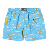 Saint Barth Costume Tinta Unita con Stampa Bart per Bambino BARTANGEL AZZURRO SAINT BARTH 