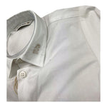 MANUEL RITZ camicia manica lunga tinta unita con ricam logo sul colletto Bianco per Bambino MR2265 BIANCO MANUEL RITZ 