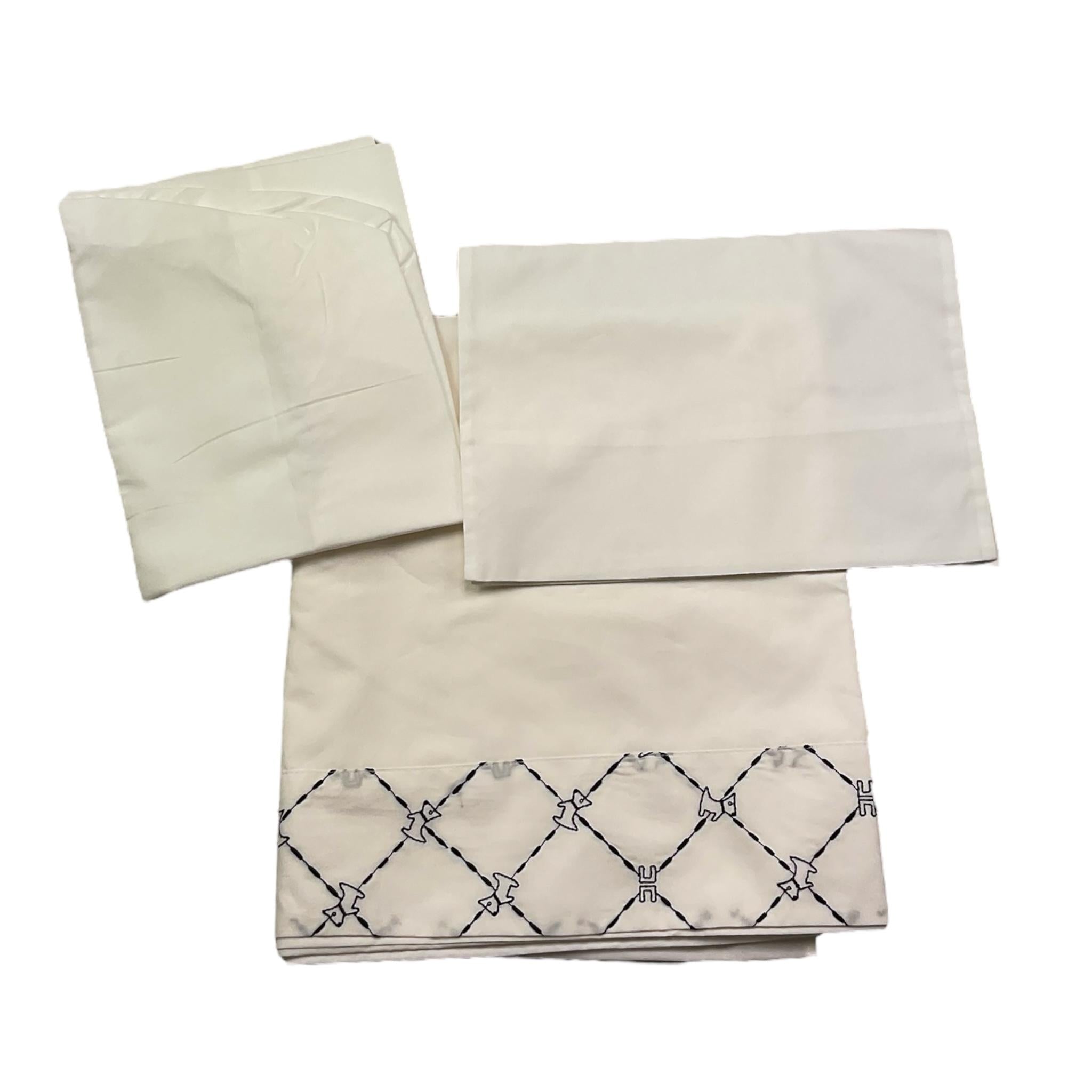 Elisabetta Franchi Set 3 Prezzi Lenzuola per Neonata ENLE017 PANNA ELISABETTA FRANCHI 