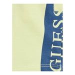 Guess Bermuda Tuta Tinta Unita con Logo per Neonato N3GD03KA6R0N GIALLO GUESS 